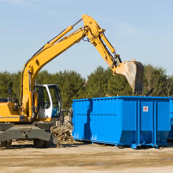 can i request a rental extension for a residential dumpster in Fremont MI